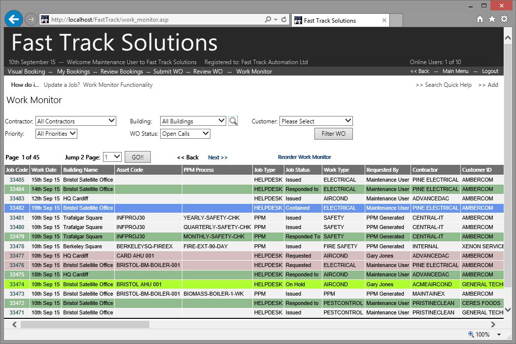 Fast Track Help Desk